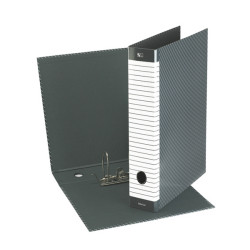 Registratore Delso Line G14 - dorso 5 cm - protocollo 23 x 33 cm - grigio - Esselte