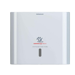 Dispenser asciugamani piegati a Z/W Hi-Tech - 29 x 10,8 x 33,6 cm - bianco - Papernet