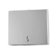 Dispenser asciugamani piegati C/Z - Brinox - 28x10,2x36,5 cm - acciaio inox - capacità 400 fogli - grigio - Medial