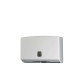Dispenser asciugamani piegati C/Z/M Basica - 25x9,2x22 cm - bianco/grigio - Medial