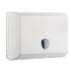 Dispenser asciugamani Woodplastic - piegati a V e Z - 30 x 13,6 x 29 cm - 500 fogli - bianco - Mar Plast