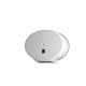 Dispenser carta igienica Basica rotolo Maxi Jumbo - 34,7 x 13,7 x 35,5 cm - rotolo diametro 30 cm - bianco - Medial