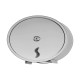 Dispenser carta igienica Brinox rotolo Mini Jumbo - 26 x 12,7 x 26,5 cm -rotolo diametro 23 cm - acciaio inox - Medial