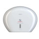 Dispenser carta igienica Defend Tech rotolo Maxi Jumbo 34,5 x 34,5 x 14 cm - rotolo diametro 29 cm - bianco - Papernet