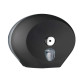 Dispenser carta igienica Ecolored rotolo Mini Jumbo - 27 x 12,8 x 27,3 cm - rotolo diametro 23 cm - vesuvian black - Mar Plast