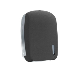 Dispenser carta igienica Skin - interfogliata - piegata a V e Z - 32,8 x 13,5 x 16,5 cm - 550/450 fogli - pietra - Mar Plast