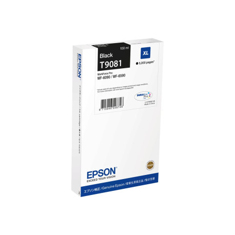 Epson T9081 - 100 ml - XL - nero - originale - scatola - cartuccia d'inchiostro