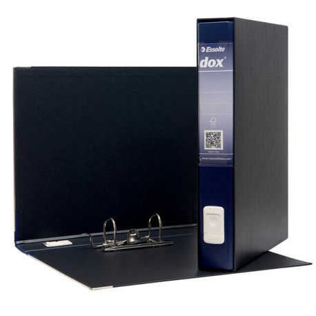 Registratore Dox 5 - dorso 5 cm - protocollo 23 x 34 cm - blu - Esselte Dox