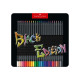 Faber-Castell Black Edition - Pastello colorato - colori assortiti brillanti (pacchetto di 24)