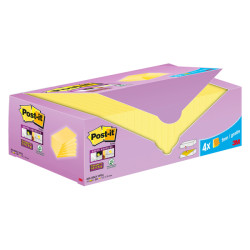 Blocco foglietti Post it® Super Sticky - 655-SSCY-VP24 - 76  x 127 mm - giallo Canary™ - 90 fogli - Post it® - conf. 24 blocchi