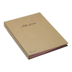 Fraschini - Libro delle firme - 18 compartimenti - per 240 x 340 mm - disponibile in colori assortiti