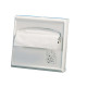 Dispenser per carta copriwater Mini - 23x5,5x29,5 cm - bianco - Mar Plast