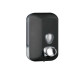 Dispenser sapone EColored - murale - capacità 0,55 L - vesuvian black - Mar Plast
