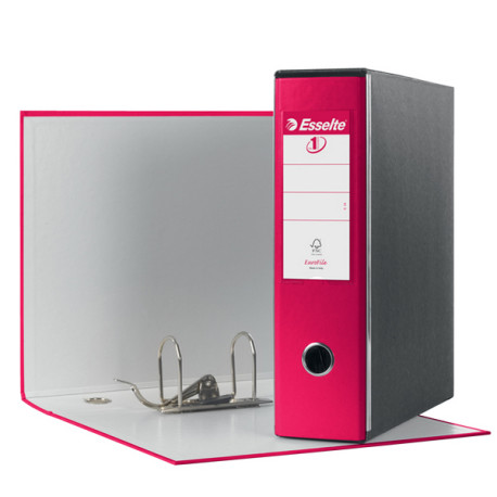 Registratore Eurofile G53 - dorso 8 cm - commerciale 23 x 30 cm - fucsia - Esselte