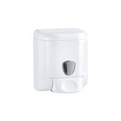 Dispenser sapone Prestige - murale - capacità 1 L - bianco/azzurro trasparente - Mar Plast