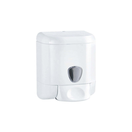 Dispenser sapone Prestige - murale - capacità 1 L - bianco/azzurro trasparente - Mar Plast