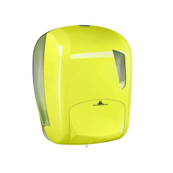 Dispenser sapone Skin - murale - capacità 1 L - giallo fluo - Mar Plast