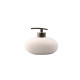 Dispenser sapone Stone - da banco - capacità 480 ml - bianco - King Collection