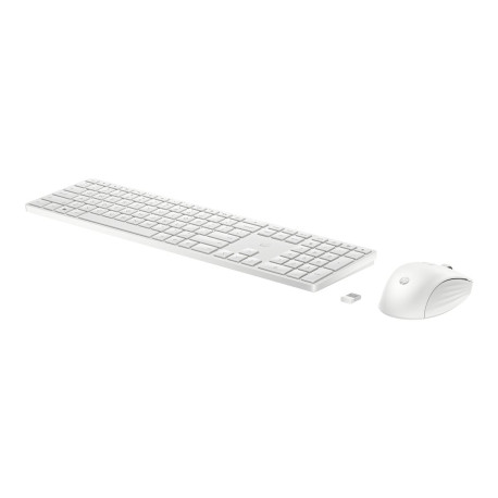 HP 655 - Set mouse e tastiera - senza fili - 2.4 GHz - italiana - bianco