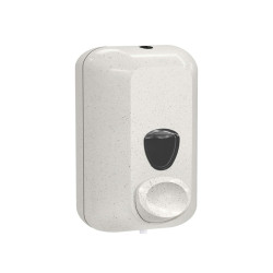 Dispenser sapone Woodplastic - murale - capacità 0,55 L - bianco - Mar Plast