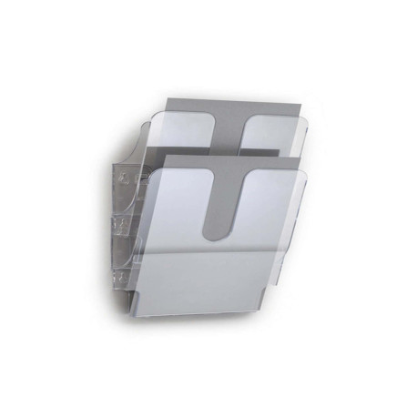 Display da parete Flexiplus - 2 tasche A4 - trasparente - Durable