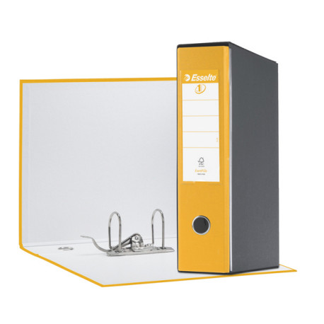 Registratore Eurofile G55 - dorso 8 cm - protocollo 23 x 33 cm - giallo - Esselte
