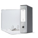 Registratore Eurofile G55 - dorso 8 cm - protocollo 23 x 33 cm - grigio metallizzato - Esselte