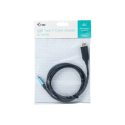 i-Tec - Cavo video - 24 pin USB-C maschio a HDMI maschio - 2 m - supporto 4K