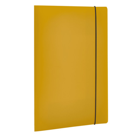 Cartellina 3 lembi HOLOS - PP - 25x35cm - giallo sabbia - Fellowes