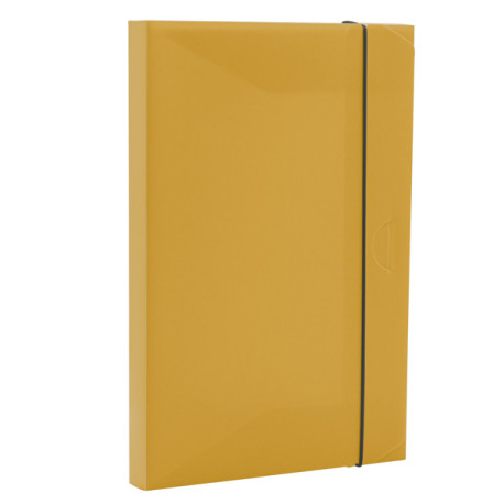 Cartellina 3 lembi HOLOS - PP - 25x35cm - giallo sabbia - Fellowes