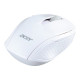 Acer M501 - Mouse - ottica - 3 pulsanti - senza fili - 2.4 GHz - ricevitore wireless USB - bianco - retail - per Chromebook 31X