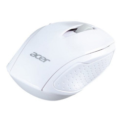 Acer M501 - Mouse - ottica - 3 pulsanti - senza fili - 2.4 GHz - ricevitore wireless USB - bianco - retail - per Chromebook 31X