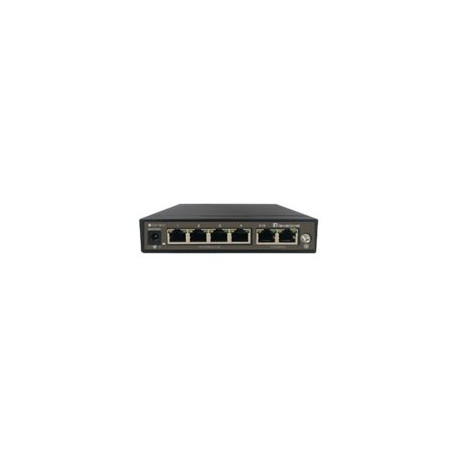 LevelOne FEP-0631 - Switch - unmanaged - 4 x 10/100 (PoE) + 2 x (uplink) 10/100 - desktop - PoE (60 W)