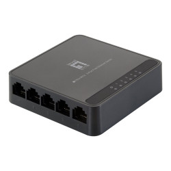LevelOne FEU-0512 - Switch - unmanaged - 5 x 10/100 - desktop
