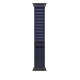 Apple Alpine Loop blu navy (49 mm) - Small - Titanio nero