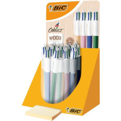 Bic 4 COLOURS - WOOD EFFECT