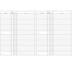 Registro libro soci SPA/SRL - 31 x 24,5 - 47pg - numerate - Edipro
