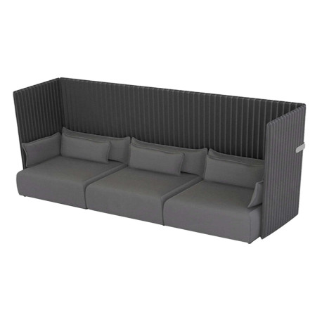 Divanetto Oasis OA3 - 3 posti - antracite - Unisit