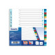 Divisori alfabetici 20 tacche - PP - A4 - colori assortiti - Favorit