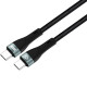 Conceptronic CAVO USB C-C PD 3.0 100W Ricarica Rapida 1.2m -- 20V 5A, 480Mbps, E-Mark