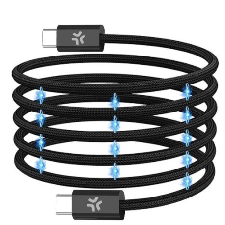 Celly 60W USB-C to USB-C Magnetic Cable POWER DELIVERY
