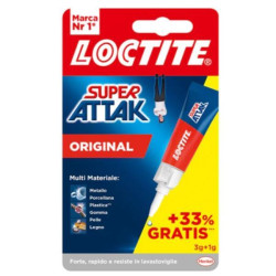 Colla Super Attak Original 3gr +1