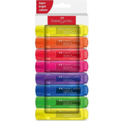 Faber Castel TEXTLINER 46 SUPERFLUORESCENT - Confezione da 8