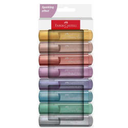 Faber Castell TEXTLINER 46 METALLIC - Confezione da 8