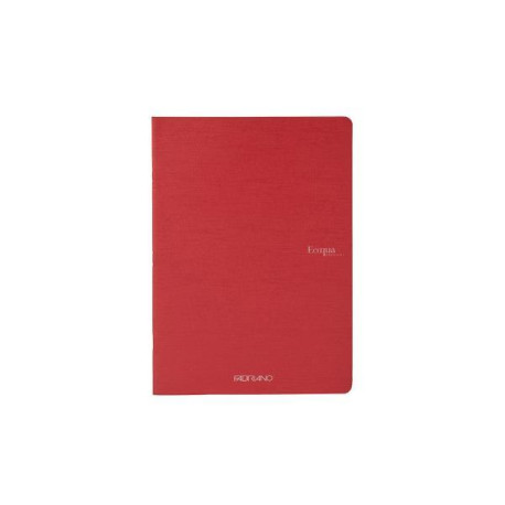 Fabriano Ecoqua A4 - Fogli 40 - Graph 5mm - Cherry