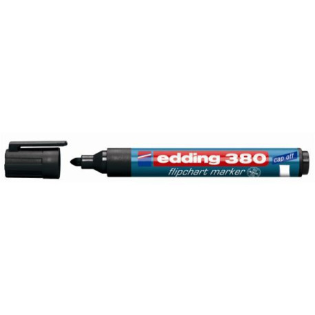 Edding 380 MARCATORE PER FLIPCHART PUNTA TONDA NERO
