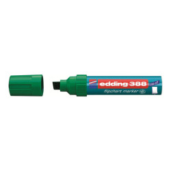 edding 388 flipchart - Marcatore - per fogli per lavagna - verde - inchiostro base acqua - 4-12 mm
