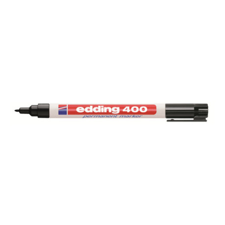 edding 400 - Marcatore - permanente - nero - 1 mm