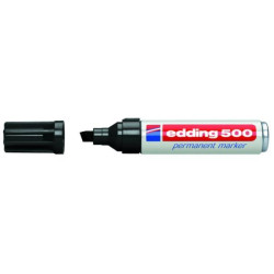 Edding 500 MARCATORE PERMANENTE NERO PUNTA A SCALPELLO