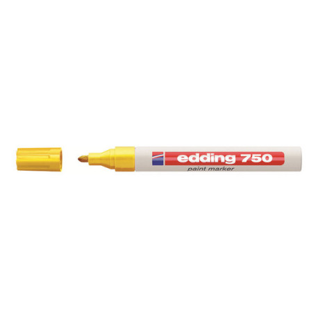 edding 750 paint - Marcatore - permanente - giallo - inchiostro pigmentato - 2-4 mm